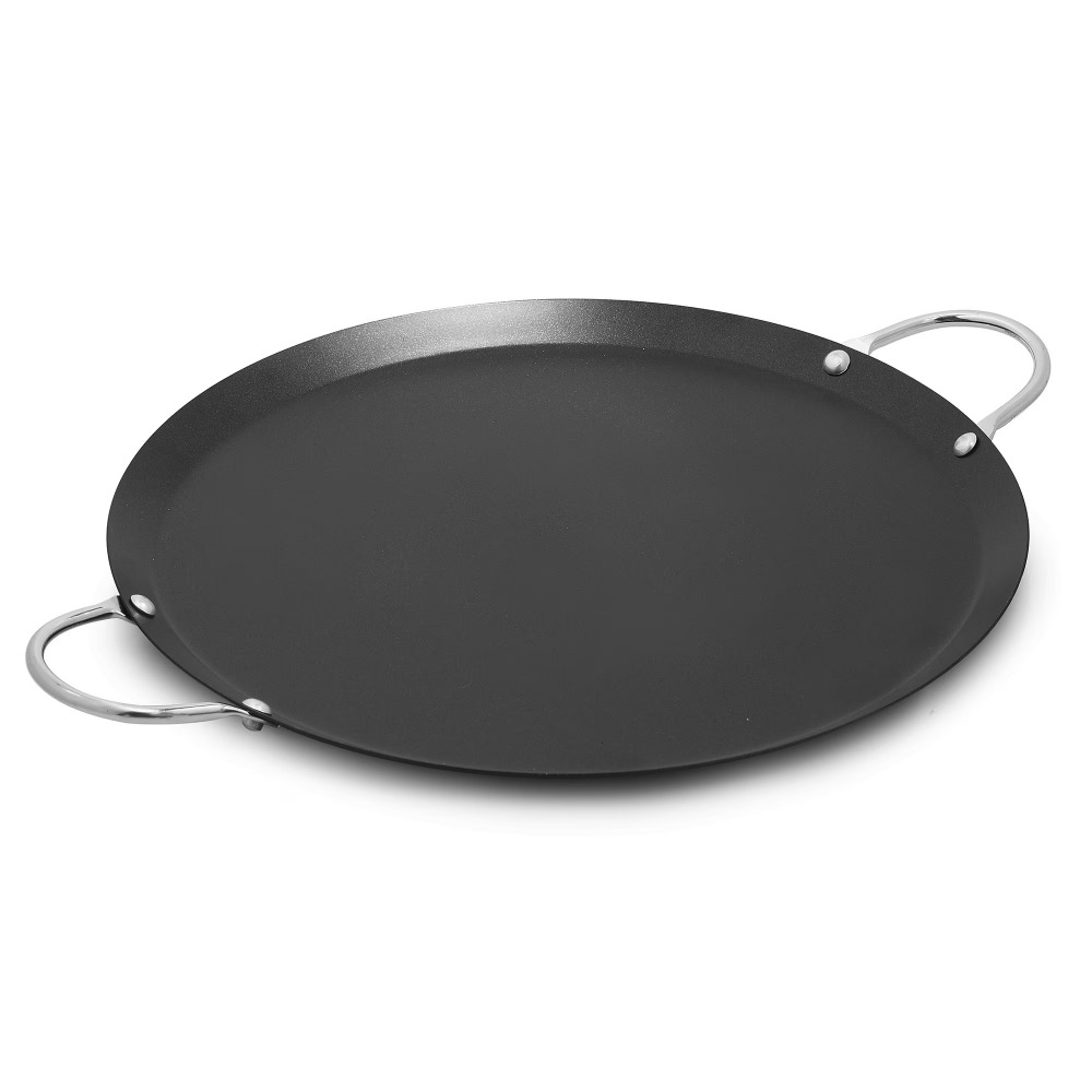 Comal Griddle Round - Karbon Çelik Yapışmaz Yuvarlak Comal Izgara
