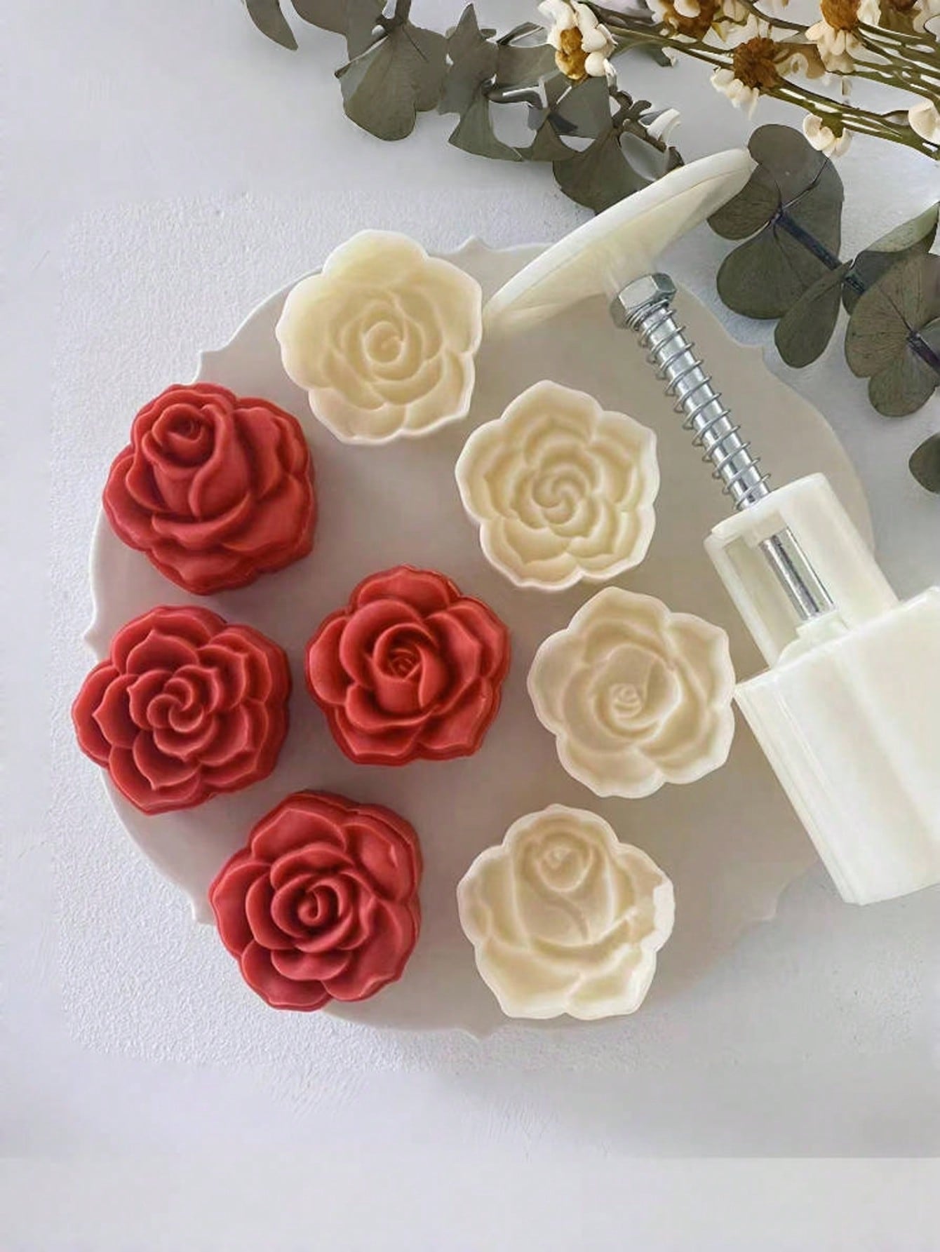 Gül Şekilli Mooncake Kalıp Set - Home Cooking Asian incelemesi ve fiyatı