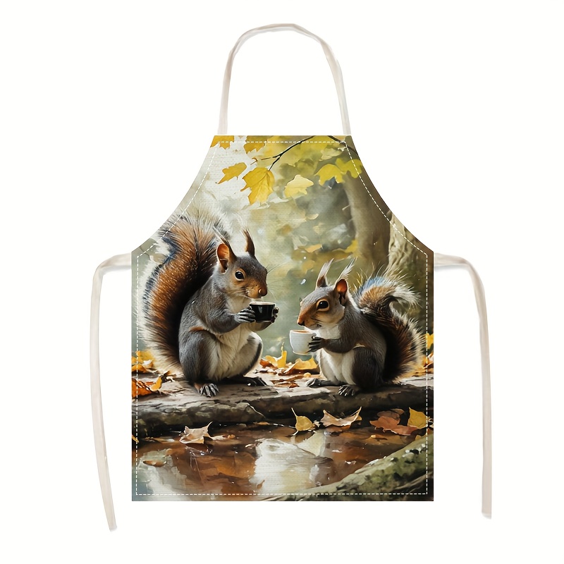 Keten Önlük Sincap Kahve Sahne - Home Cooking Ideas incelemesi ve fiyatı
