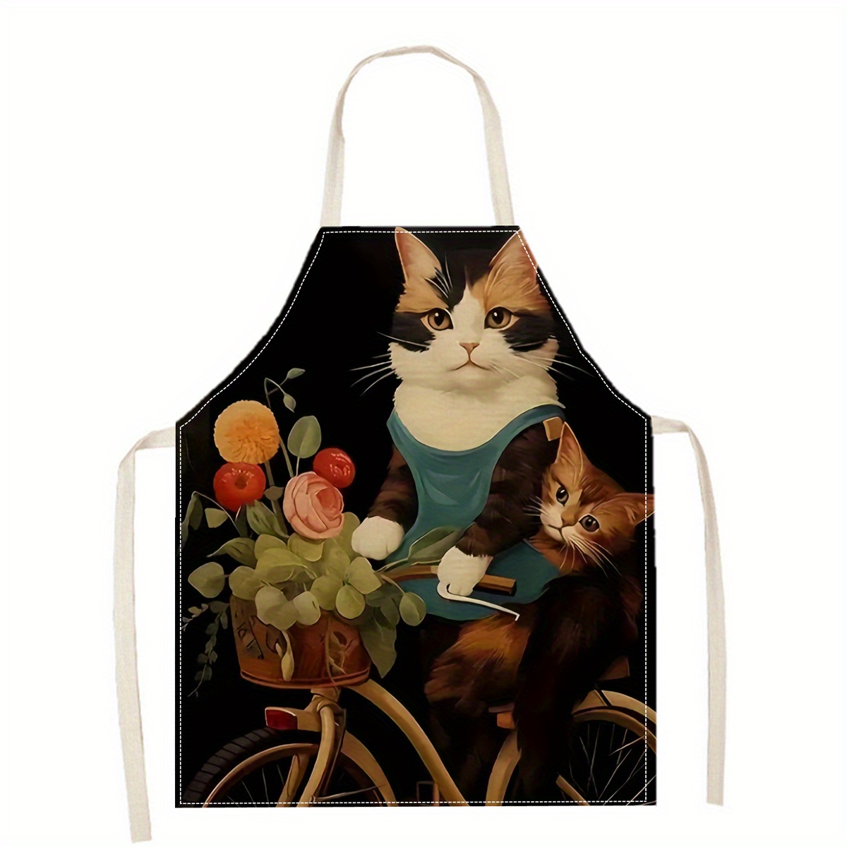 Keten Önlük Komik Kedi Güneş G - Home Cooking Ideas incelemesi ve fiyatı